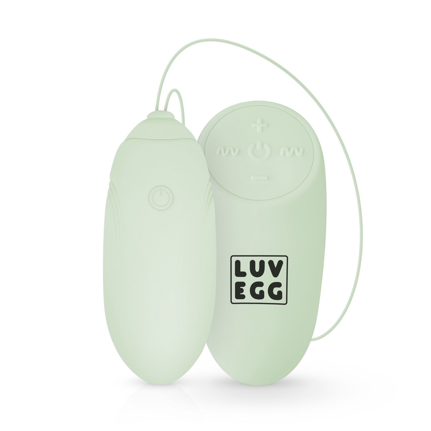 Lichtgroene LUV EGG vibratie-eitje met afstandsbediening