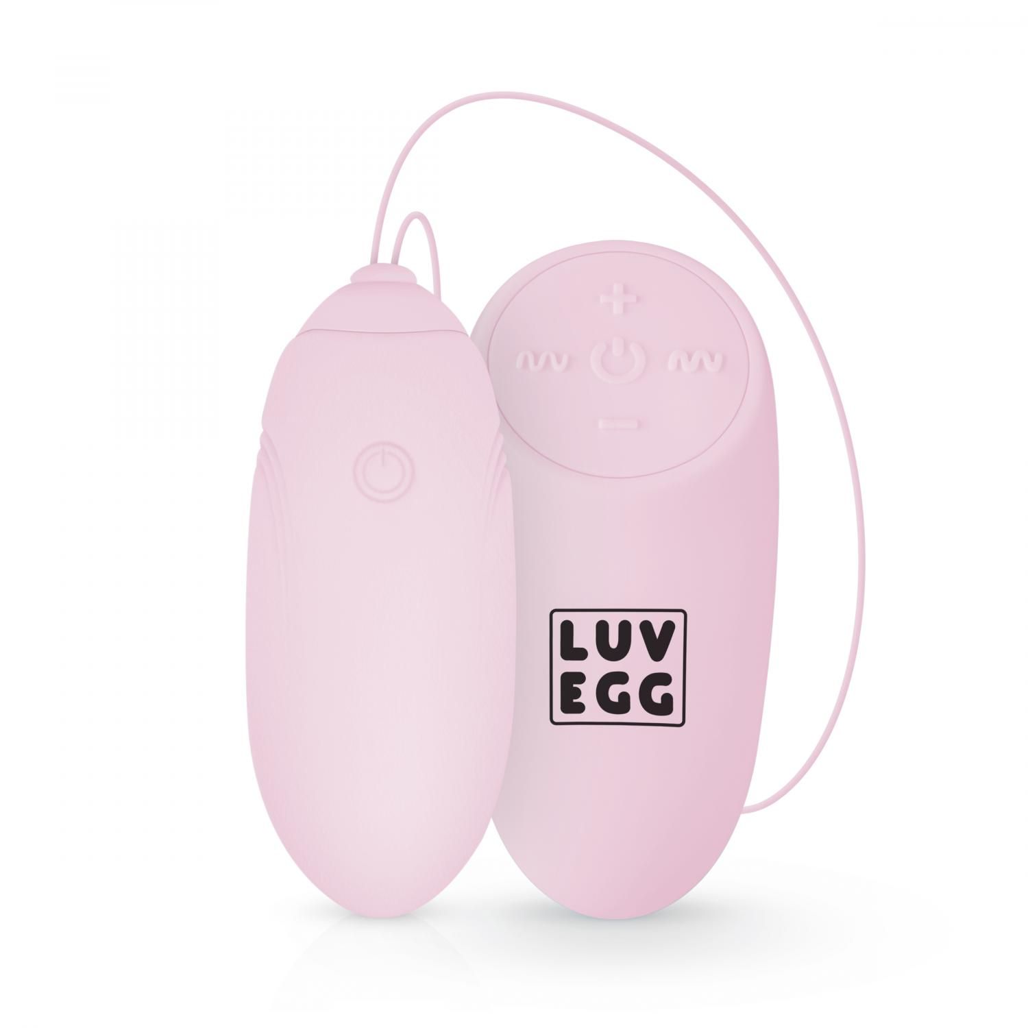 Roze Luv Egg vibratie-eitje met afstandsbediening