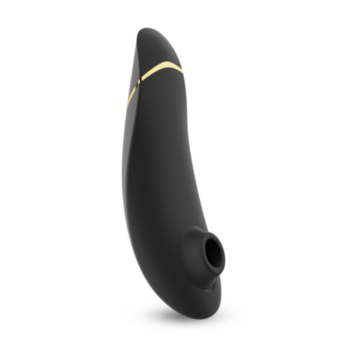 Zwarte Womanizer Premium 2 luchtdrukvibrator met gouden accent